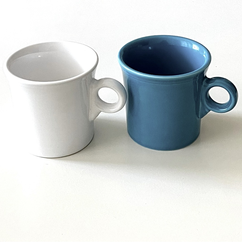 Set of 2 Fiesta Blue and White Mug